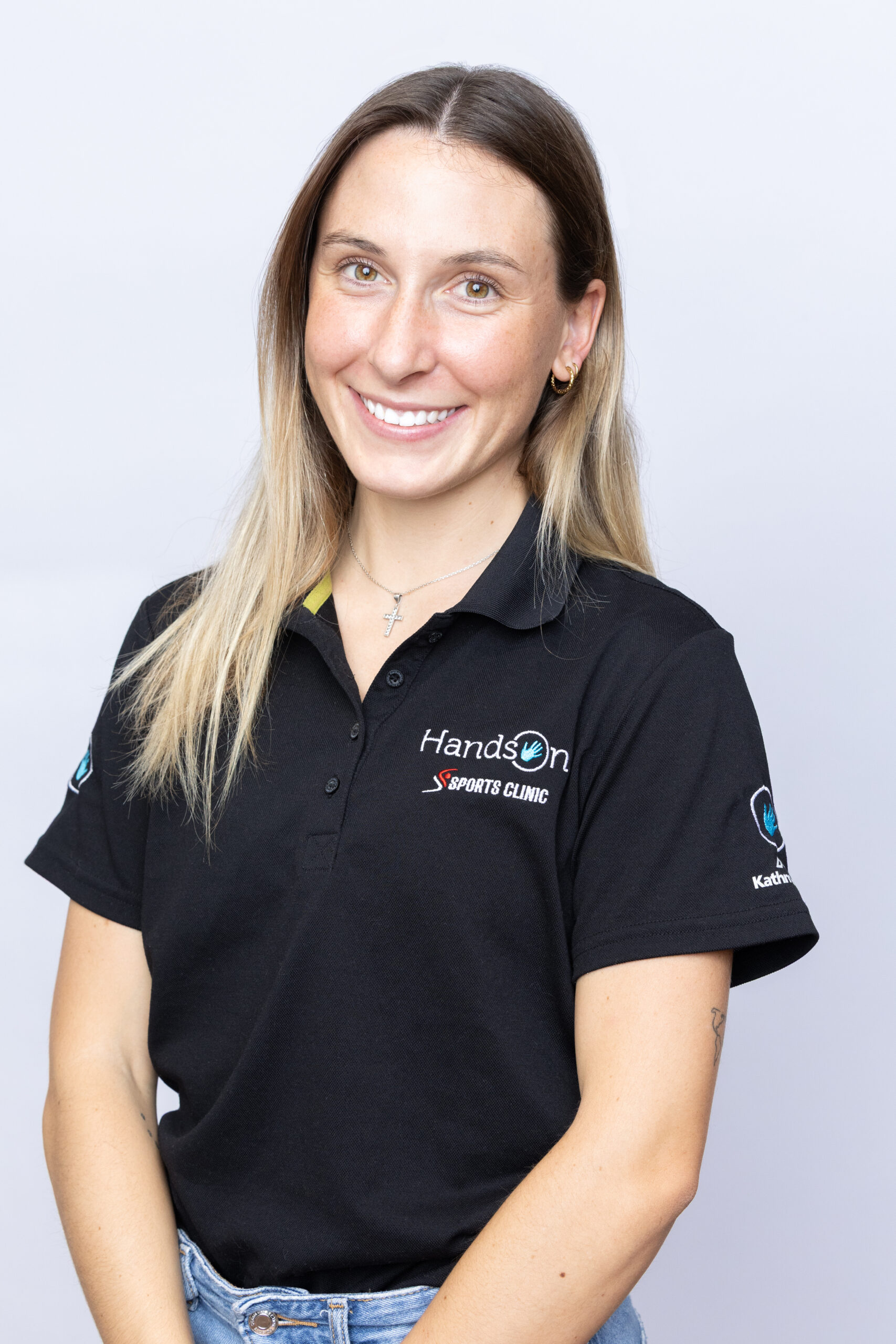 Portrait of Karin Gosek, a professional massage and lymphatic therapist at Hands On Clinic in Christchurch.